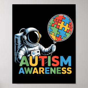 Autismus-Bewusstsein autistisch  Poster