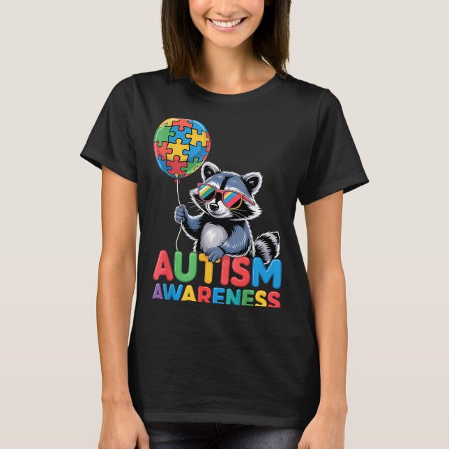 Autismus-Bewusstsein autistisch  T-Shirt (Vorderseite)