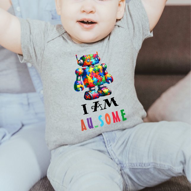 Autismus Bewusstsein Autistische Kinder Baby T-shirt (Von Creator hochgeladen)