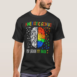 Autismus-Bewusstsein Autistische Kinder Genie Gehi T-Shirt