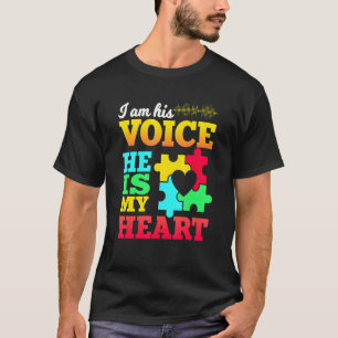 Autismus-Bewusstsein Autistischer Sohn Mama Puzzle T-Shirt