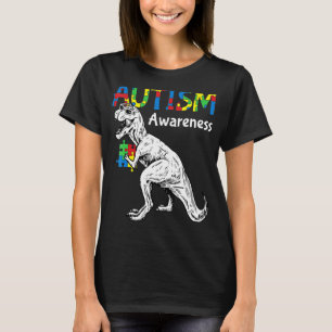 Autismus-Bewusstsein bei Kindern Dino Autistischer T-Shirt