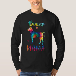 Autismus Bewusstsein Boxer Mama Gefärbte Krawatte T-Shirt