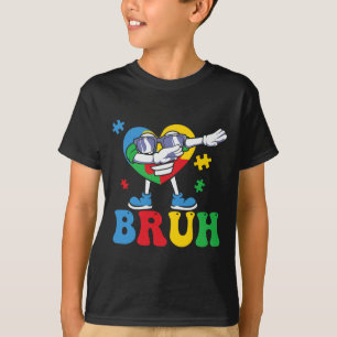 Autismus-Bewusstsein Bruh Dabbing Puzzle Teil Dab T-Shirt