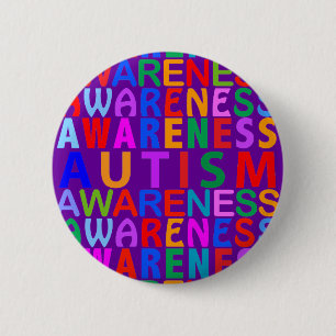 Autismus-Bewusstsein Button