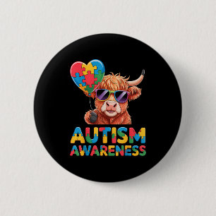 Autismus-Bewusstsein Button