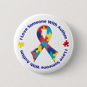 Autismus-Bewusstsein Button