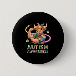 Autismus-Bewusstsein Button