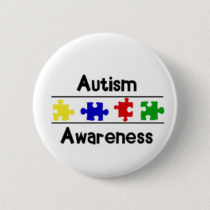 Autismus-Bewusstsein Button