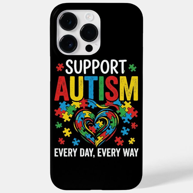 Autismus-Bewusstsein Case-Mate iPhone Hülle (Rückseite)