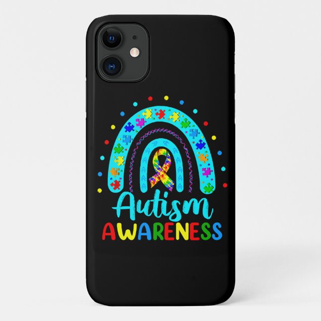 Autismus-Bewusstsein Case-Mate iPhone Hülle (Rückseite)