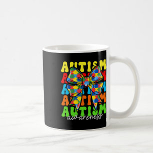 Autismus Bewusstsein Coquette Bow Männer Frauen Ki Kaffeetasse