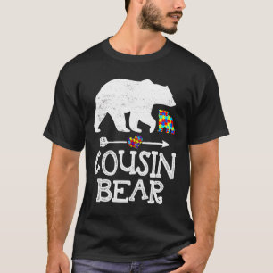 Autismus Bewusstsein Cousin Bären Unterstützung Au T-Shirt