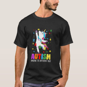 Autismus-Bewusstsein Dabbing-Einhorn-Puzzleteil-Ki T-Shirt