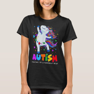Autismus-Bewusstsein Dabbing-Einhorn-Puzzleteil-Ki T-Shirt
