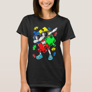 Autismus-Bewusstsein Dabbing-Puzzleteil Kinder Jun T-Shirt
