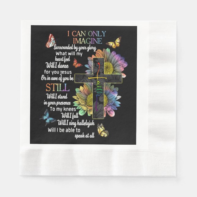 Autismus Bewusstsein, das ich mir nur vorstellen k Serviette (Vorderseite)