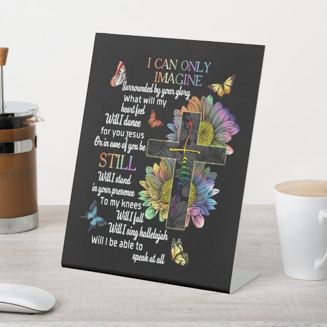 Autismus Bewusstsein, das ich mir nur vorstellen k Sockelschild (In SItu)