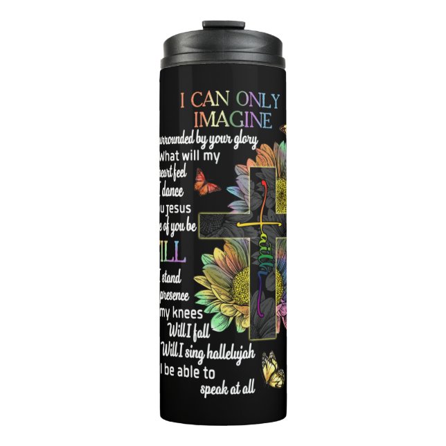 Autismus Bewusstsein, das ich mir nur vorstellen k Thermosbecher (Vorderseite)