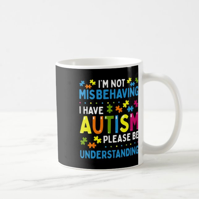 Autismus Bewusstsein, dass ich mich nicht falsch b Kaffeetasse (Rechts)
