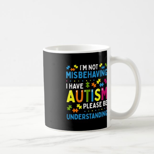 Autismus Bewusstsein, dass ich mich nicht falsch b Kaffeetasse (Rechts)