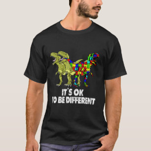 Autismus-Bewusstsein Dinosaurier Dino Jungen Mäd T-Shirt