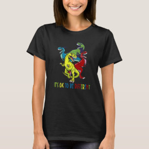 Autismus-Bewusstsein Dinosaurier Dino Jungen Mädch T-Shirt