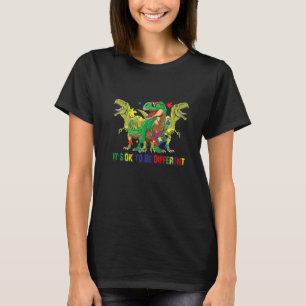 Autismus-Bewusstsein Dinosaurier Dino Jungen Mädch T-Shirt