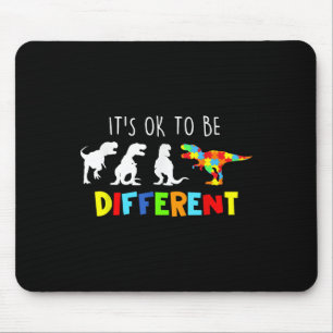 Autismus Bewusstsein Dinosaurier Kid Boys sein Ok Mousepad