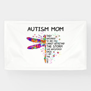 Autismus Bewusstsein, Dragonfly Autismus Mama Banner