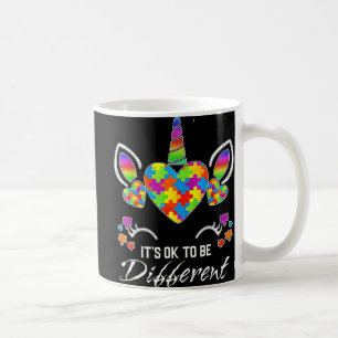 Autismus Bewusstsein Einhorn Maske Es ist gut, zu Kaffeetasse