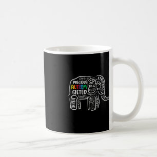 Autismus Bewusstsein Elefant Akzeptanz Autistische Kaffeetasse