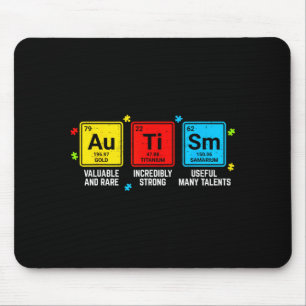 Autismus-Bewusstsein Elemente Periodensystem ASD M Mousepad
