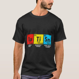 Autismus-Bewusstsein Elemente Periodensystem Männe T-Shirt
