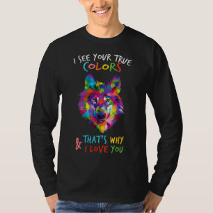 Autismus-Bewusstsein Es ist gut, anders farbig zu T-Shirt
