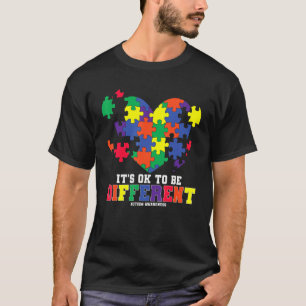 Autismus Bewusstsein Es ist ok, anders Autismus H T-Shirt