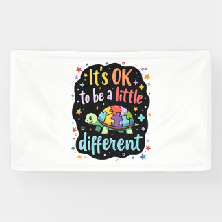 Autismus-Bewusstsein Es ist okay, ein bisschen and Banner