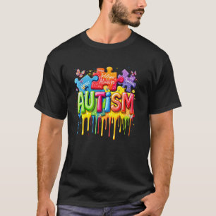 Autismus-Bewusstsein Farbige Puzzleteile Für Autis T-Shirt