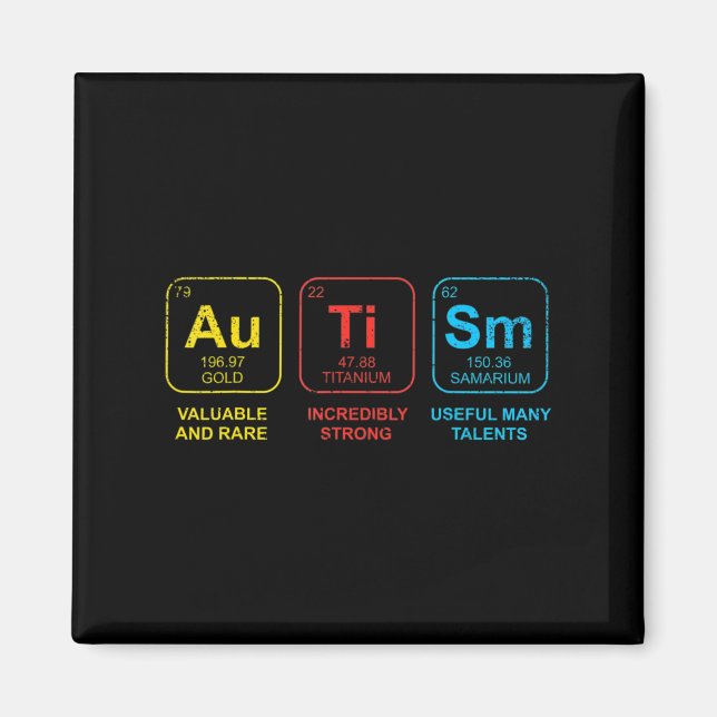 Autismus Bewusstsein Frauen Mama Kinder Akzeptanz  Magnet (Vorne)