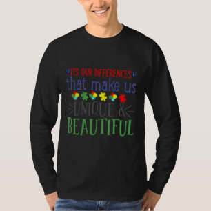 Autismus Bewusstsein für seine Unterschiede, die u T-Shirt