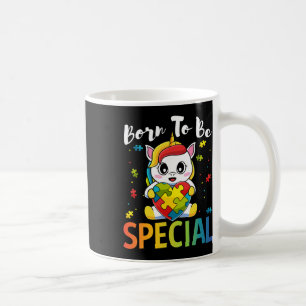 Autismus Bewusstsein Geboren Special Einhorn Puzzl Kaffeetasse