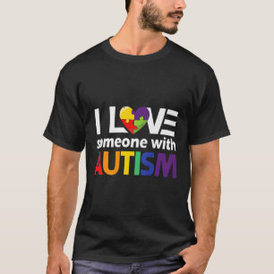 Autismus Bewusstsein Geschenk Autismus Mama I Lieb T-Shirt