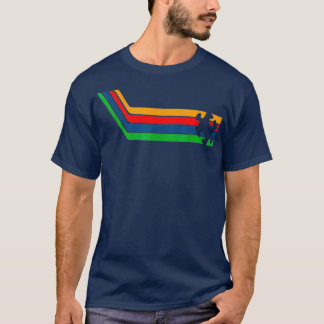 Autismus Bewusstsein Geschenk Retro Streifen Niedl T-Shirt
