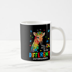 Autismus Bewusstsein Giraffe Frauen gaben sich das Kaffeetasse