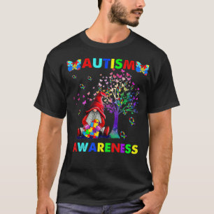 Autismus Bewusstsein Gnomes Ribbon Autismus Bewuss T-Shirt