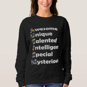 Autismus-Bewusstsein Großartig Einzigartig Talenti Sweatshirt