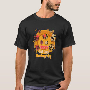 Autismus-Bewusstsein Herbstblatt Herbst Thanksgivi T-Shirt