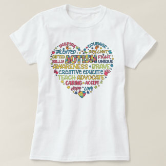Autismus Bewusstsein Herz Puzzle Piece Preis T-Shirt