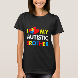 Autismus Bewusstsein I Liebe mein Autistischer Bru T-Shirt