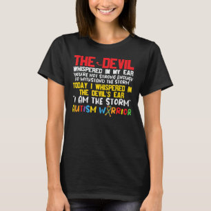 Autismus-Bewusstsein Ich bin der Sturm Autismus-Kr T-Shirt